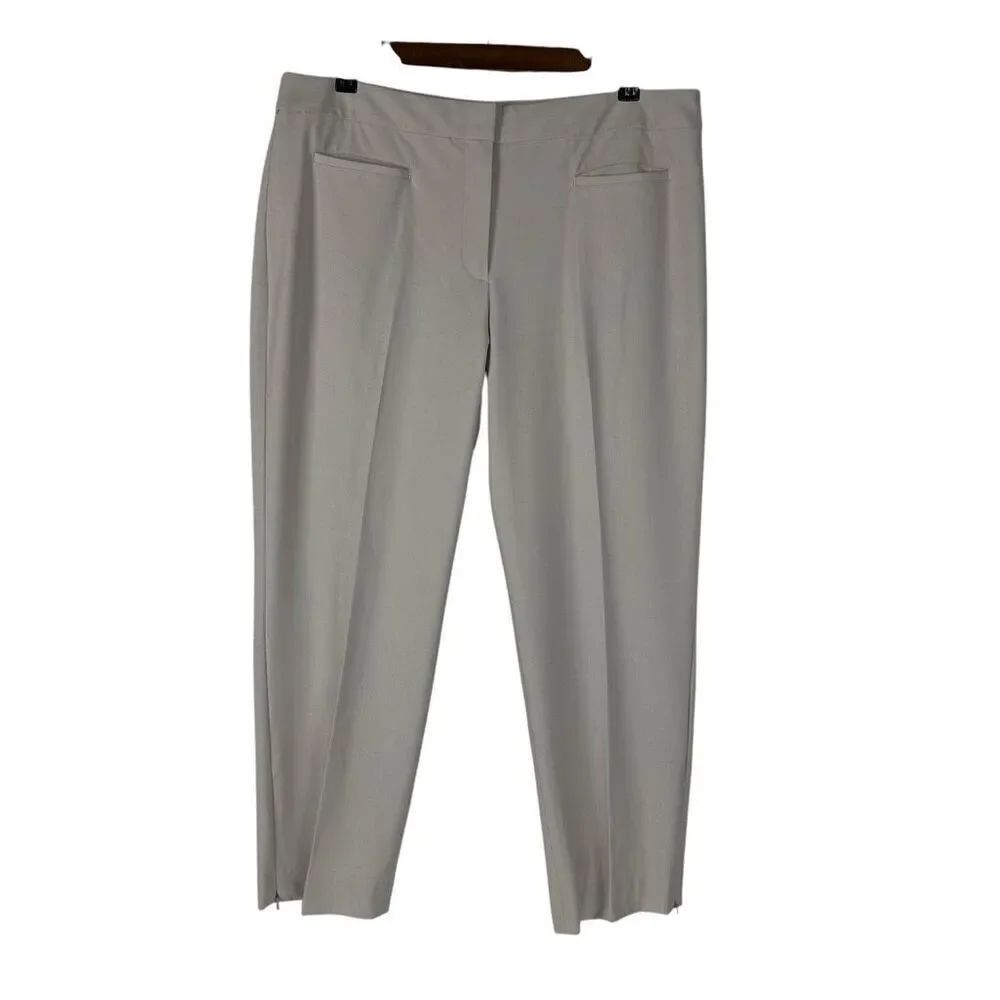 Talbots Women's size 16P Heritage Fit Pant with Ankle Zipper NEW